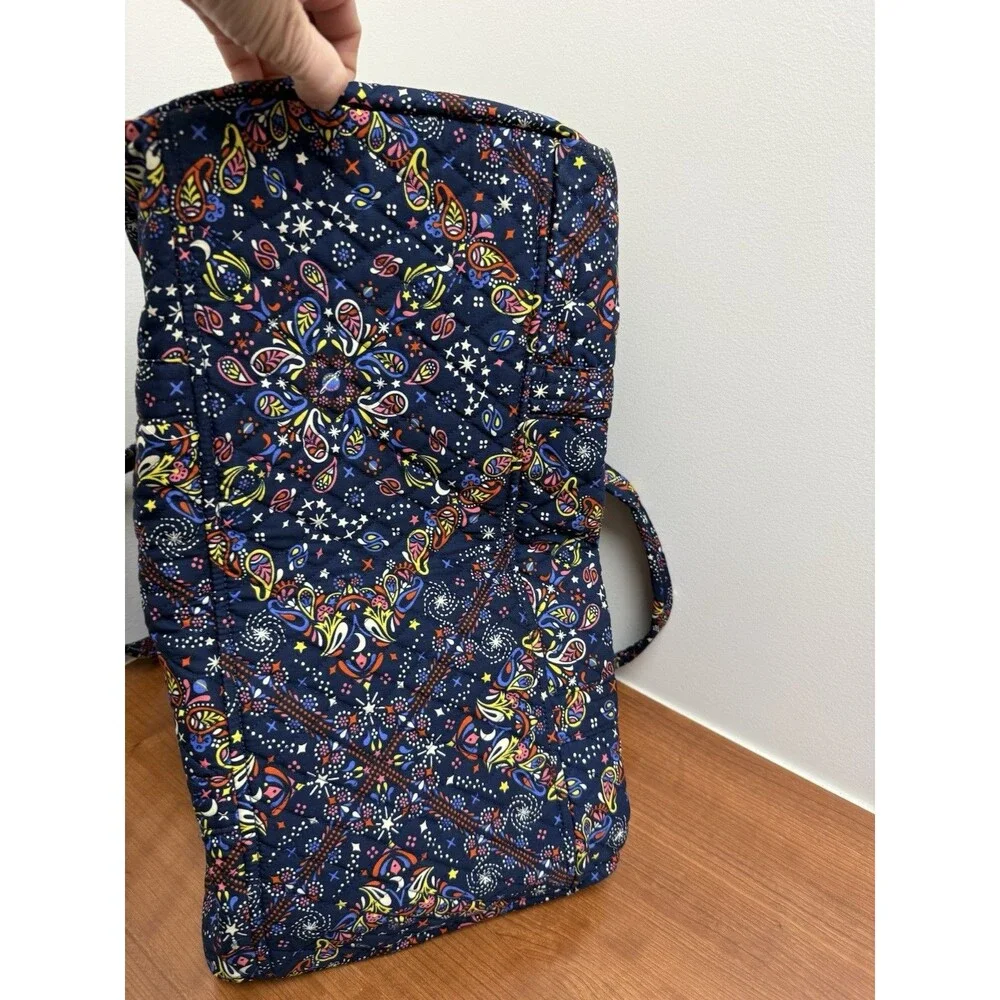 Duplicate listing*** Vera Bradley Original Duffel Bag Starry Paisley in Cotton